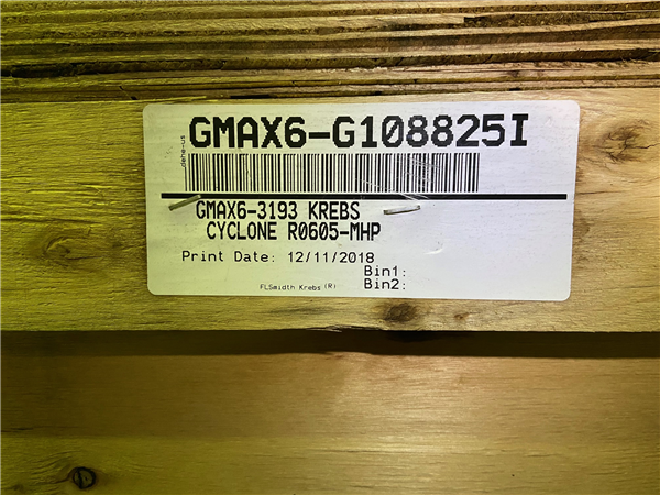 Pod Of 5 Unused Flsmidth Krebs 6" Gmax Cyclones)